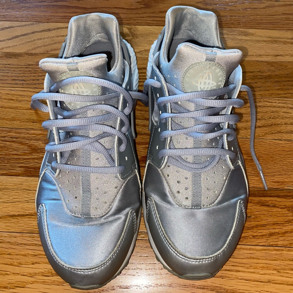 Silver Nike Huraches
